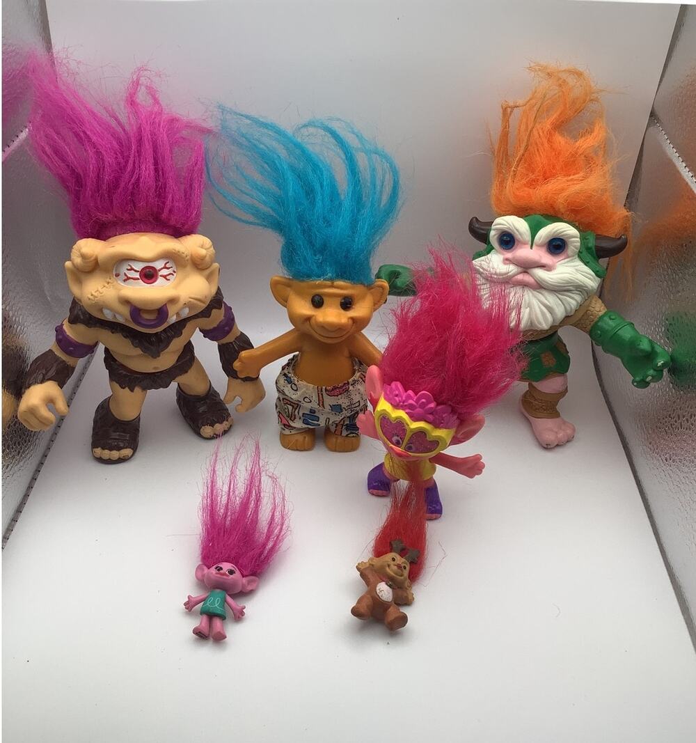 Stone Protectors Zink & Troll Warriors Vegar Action Figure Lot Russ Pin 1990s 6